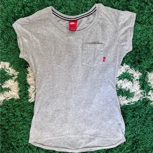 Nike Gray Casual Short Sleeve Tee